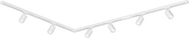 BRILONER Rail - Set d'éclairage sur rail - spots en saillie - kit de démarrage sur rail en saillie - 6 spots GU10 - orientable - 300 cm - blanc