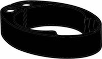 Dedacciai Deda Vinci Spacer Balhoofd 1cm Zwart Unisex Stadsfiets