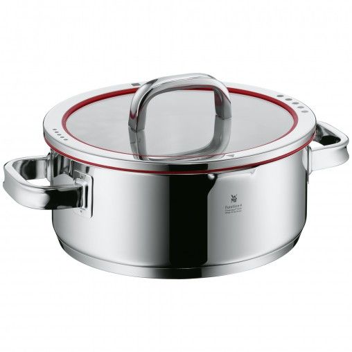 WMF 07.6024.6380 - Soeppan - 4.1 l - Rood/Roestvrijstaal