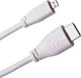 Raspberry Pi® Câble HDMI Raspberry Pi® [1x fiche HDMI - 1x fiche HDMI D micro] 1,00 m Blanc