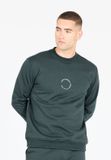 Virtus Sports Group Denmark A/S Virtus Sweatshirt Harwick Donkergroen Polyester/Katoen Lange Mouw Ronde Hals Logo 3XL