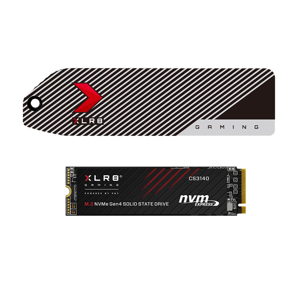 PNY CS3140 1TB NVMe PCIe Gen4 M.2 SSD - Up to 7500MB/s Read