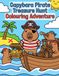 Capybara Pirate Treasure Hunt: Colouring Adventure