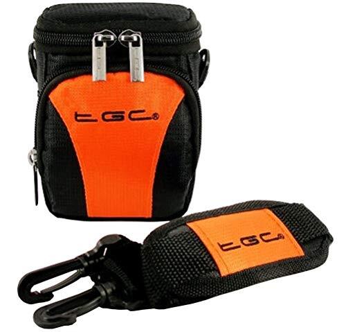 TGC De ® Anti-Shock Camera Case voor EasyPix DVC2712 Cruiser Grijs, Jet Black & Hot Orange