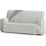 ECOMMERC3 Omkeerbare bankhoes, antislip, 4-zits, geel