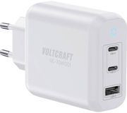 Voltcraft UC-70W001 USB-oplader 70 W 1x USB-A, 2x USB-C Fast Charge, USB PD 3.2 Wit Binnen GaN