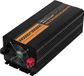 Happiq Transformateur mobile - Convertisseur - CC 24V vers CA 230V - 5000W avec Chargeur - 10000W Puissance de crête - Noir