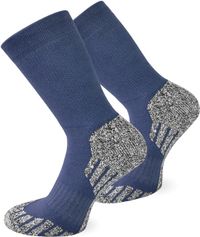 NORMANI 2 paar Coolmax-trekkingsokken marineblauw Unisex Schoenmaat 47-50