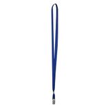 RAYLU PAPER - Kaarthouder voor ID-kaarthouder, transparant koord met metalen clip - blauw