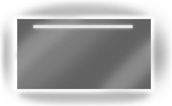 Looox X-Line Spiegel - 120x70 cm - LED - Anti-condens - Aluminium