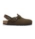 Birkenstock 1032024 Tokio Leren Klompen Normale Pasvorm Bruin