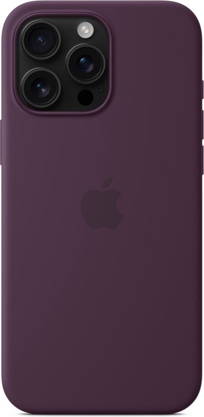 Apple Siliconenhoesje met MagSafe voor iPhone 16 Pro Max - Pruimenpaars