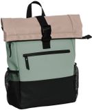 Daniel Ray Portland Rolltop Laptop Rugzak Waterproof - 15,6 inch - Khaki / Old Green / Black