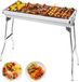 Grill, charcoal, 73x33x71 cm, suitable for 5-10 people, ideal for camping and picnics