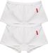 Claesen's® Meisjes Boxershort 2-Pack WitCL 733-White-12