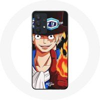 Maniacase Etui voor Samsung Galaxy A32 5G Anime Sabo One Piece