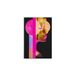 A.S. Création Canvasfoto vrouw met vormen - wandafbeelding in zwart, roze - 50 x 75 cm - DD133168