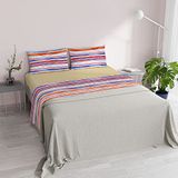 Beddengoedset FANTASY Beddengoedset van 100% microvezel, gestreept, tweepersoonsbed
