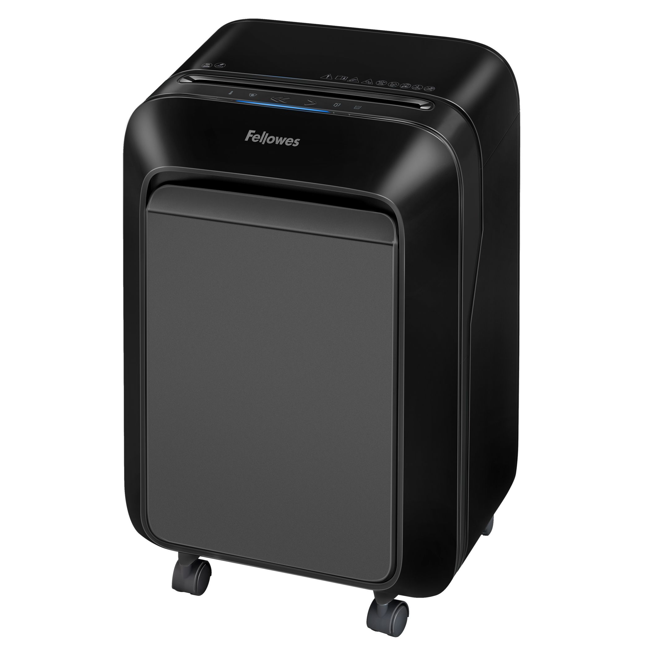 Fellowes LX210 Papierversnipperaar - P4 Mini-cut - 16 vel - 23 L - Zwart