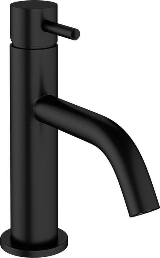 Crosswater MPRO wastafelkraan mat zwart PRO110DNM