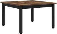 vidaXL Salontafel Rook Eik 60 x 60 x 36 cm Bewerkt Hout