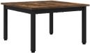 vidaXL Salontafel Rook Eik 60 x 60 x 36 cm Bewerkt Hout