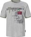 Jan Vanderstorm T-shirt homme SÖLVE Plus Size gris clair