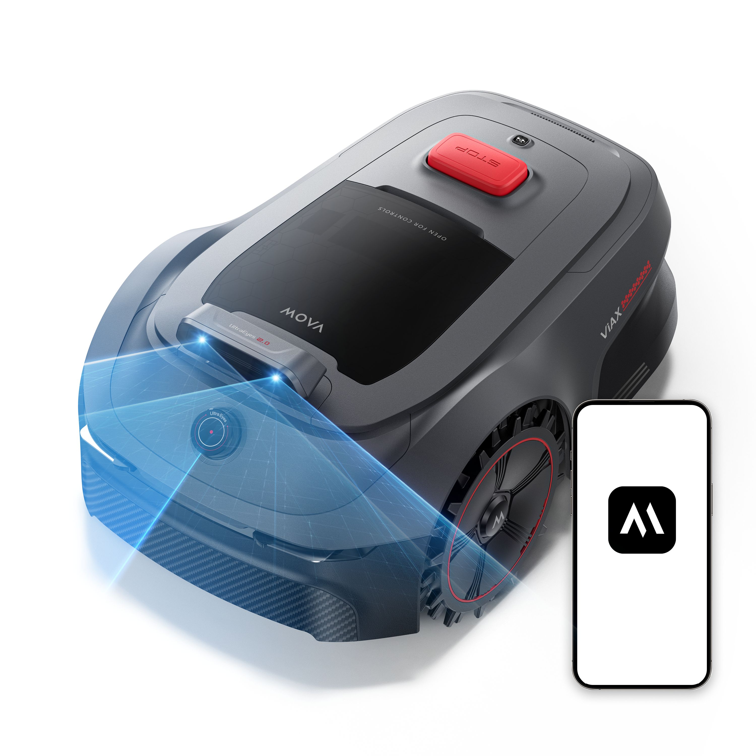 Mova VIAX 500 Robotmaaier - 500m² - AI Dual-Vision - No-Go Zones - RTK-Vrij - TrueGuard