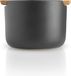 Eva Solo Nordic Kitchen Zoutpot met Deksel - Zwart - Porselein/Hout