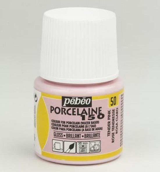 Pebeo Porseleinverf - 50 Tender Pink - 45ml