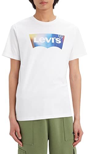 Levi's Graphic Crewneck Tee - Batwing Blur Fill - White+ - XS