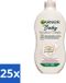 Garnier Body Sensitive 7 Days Lotion corporelle apaisante avec lait d'avoine et probiotiques - 400 ml - Pack économique - 25 pièces