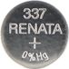 Renata zilveroxide knoopcel 337, SR416SW batterij, 1 stuk