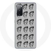Maniacase Hoesje voor Samsung Galaxy S20 FE Standbeeld grijze achtergrond