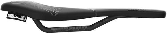 SQlab 612 Ergowave zadel Carbon zwart