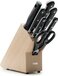 Wusthof Classic 8-Delig Messenblok - Zwart - 8 Messen - Beukenhout