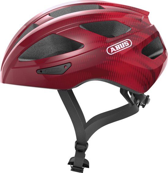 Abus Macator Fietshelm - Bordeaux Rood - Maat S (51-55 cm)