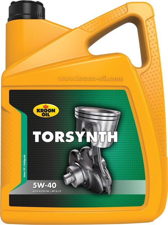 Kroon Oil Motorolie Synthetisch Torsynth 5w-40 5 Liter