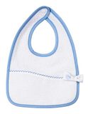 Filet slabbetjes met riem, blauw