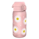 ION8 Kinder Waterfles, 350 ml/12 oz, Lekvrij, Makkelijk te Openen, Veilige Vergrendeling, Vaatwasserbestendig, BPA-vrij, Draaghendel, Makkelijk Schoon te Maken, Geurvrij, Koolstofneutraal, Madeliefjes
