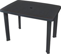 vidaXL Tuintafel - 101x68x72 cm - Kunststof - Antraciet