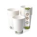 GREENBOX 50 stuks recyclebare papieren koffiebekers met EcoUp© Icon coating en PLA - Wegwerp en biologisch afbreekbaar - 300 ml - Wegwerp koffiebekers