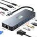 Station d'accueil multiport USB-C 11-en-1 avec HDMI/DP/VGA/USB-C/USB-A/SD/TF