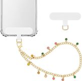 #1 Bol Colorful Diamond Phone Wrist Strap with Tether Tab - Detachable Hands-free Lanyard for iPhone and Smartphones - Gold