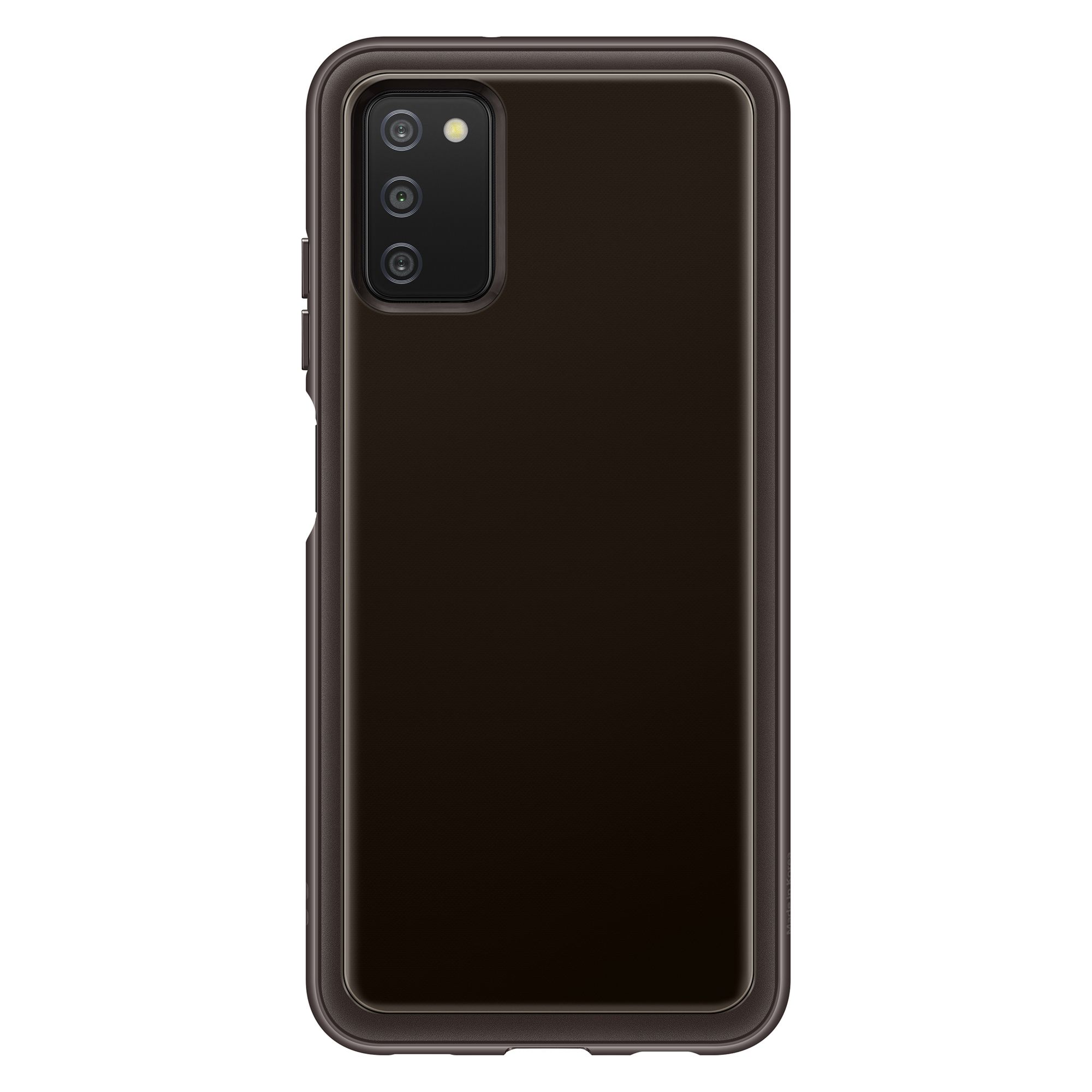 Samsung Soft Clear Cover EF-QA038TBEGEU voor Galaxy A03s - Zwart