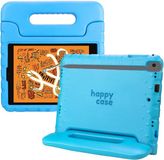 HappyCase Kinder Tablethoes Geschikt voor Apple iPad Mini 1/2/3/4/5 | Kindvriendelijke Hoes | Beschemhoes | Kinderhoes | met Handvat en Standaard | Blauw