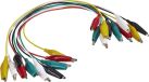 Voltcraft KS-280/0.1 Meetsnoerenset Krokodilklem Krokodilklem 0.28 m Zwart, Rood, Geel, Groen, Wit 1 set(s)