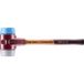SIMPLEX SIMPLEX-beschermhamer, TPE-soft/TPE-mid; met geharde gietijzeren behuizing en hoogwaardige houten steel | D=80 mm | 3013.080