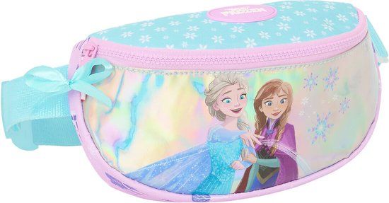 Frozen Cool Days Heuptas Paars Celeste 23 x 14 x 9 cm - Vrouwen - Canvas, Bamboe, Gerecycled Polyester, Gerecycled Polyamide, Gerecycled Katoen - Telefoontasje