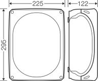 Hensel 62000076 Verdeeldoos Halogeenvrij, Verzegelbaar, Weerbestendig (l x b) 295 mm x 225 mm 1 stuk(s)